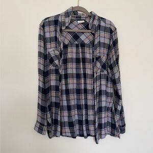 Columbia Flowy Plaid Shirt Flannel